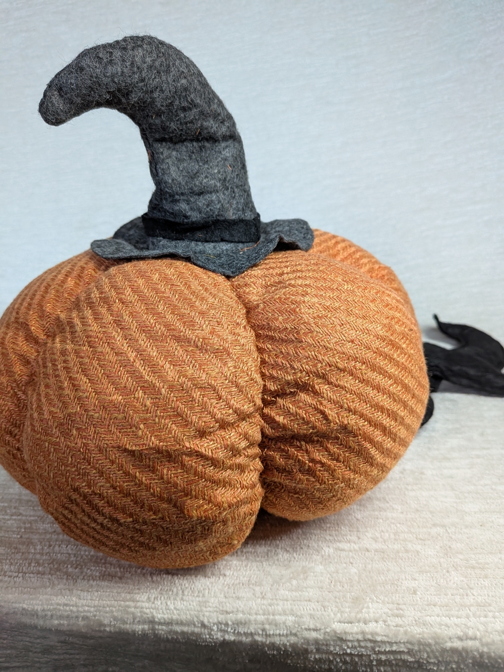 Halloween Pumpkin and Ghost Plushes- Shelf Sitters Fireplace mantel Decor - Picture 6 of 16
